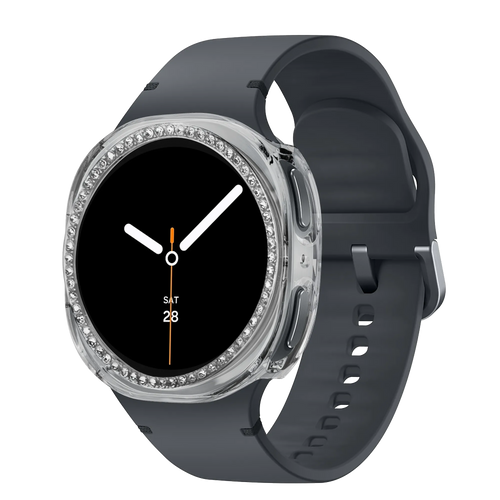 Bandz Funda PC Diamante Samsung Galaxy Watch 8 - 40mm (transparente)
