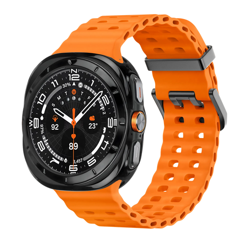 Bandz Funda TPU galvanizado Samsung Galaxy Watch Ultra (negro)