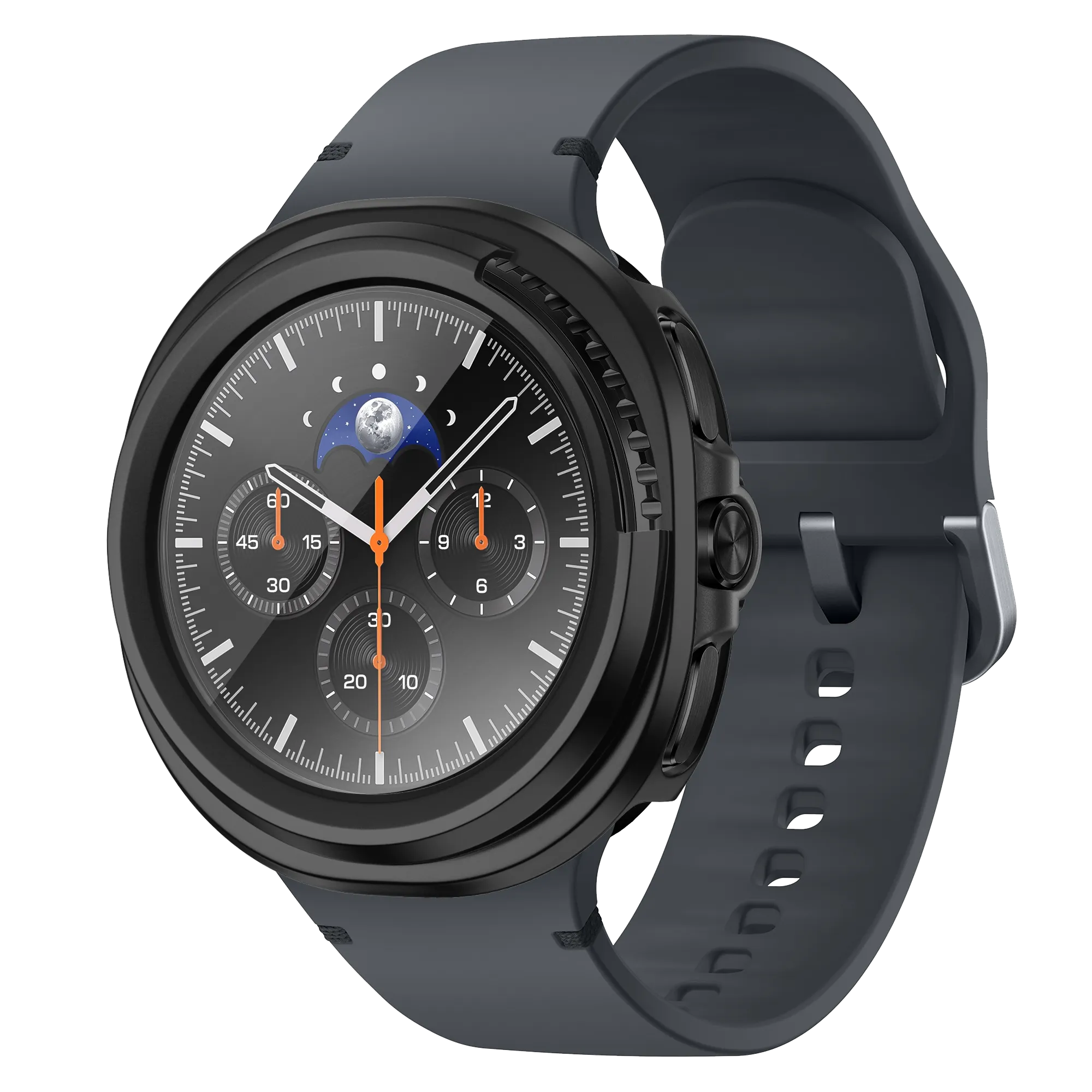 Bandz Funda PC con vidrio Samsung Galaxy Watch 8 Classic (negro)