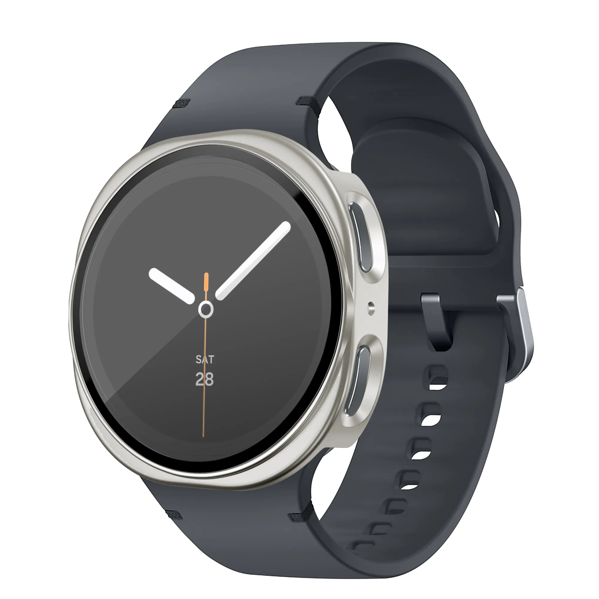 Bandz Funda PC con vidrio Samsung Galaxy Watch 8 - 40mm (blanco estrella)