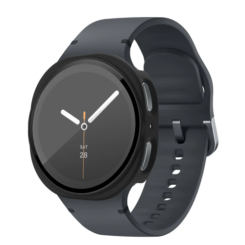 Bandz Funda PC con vidrio Samsung Galaxy Watch 8 - 44mm (negro)