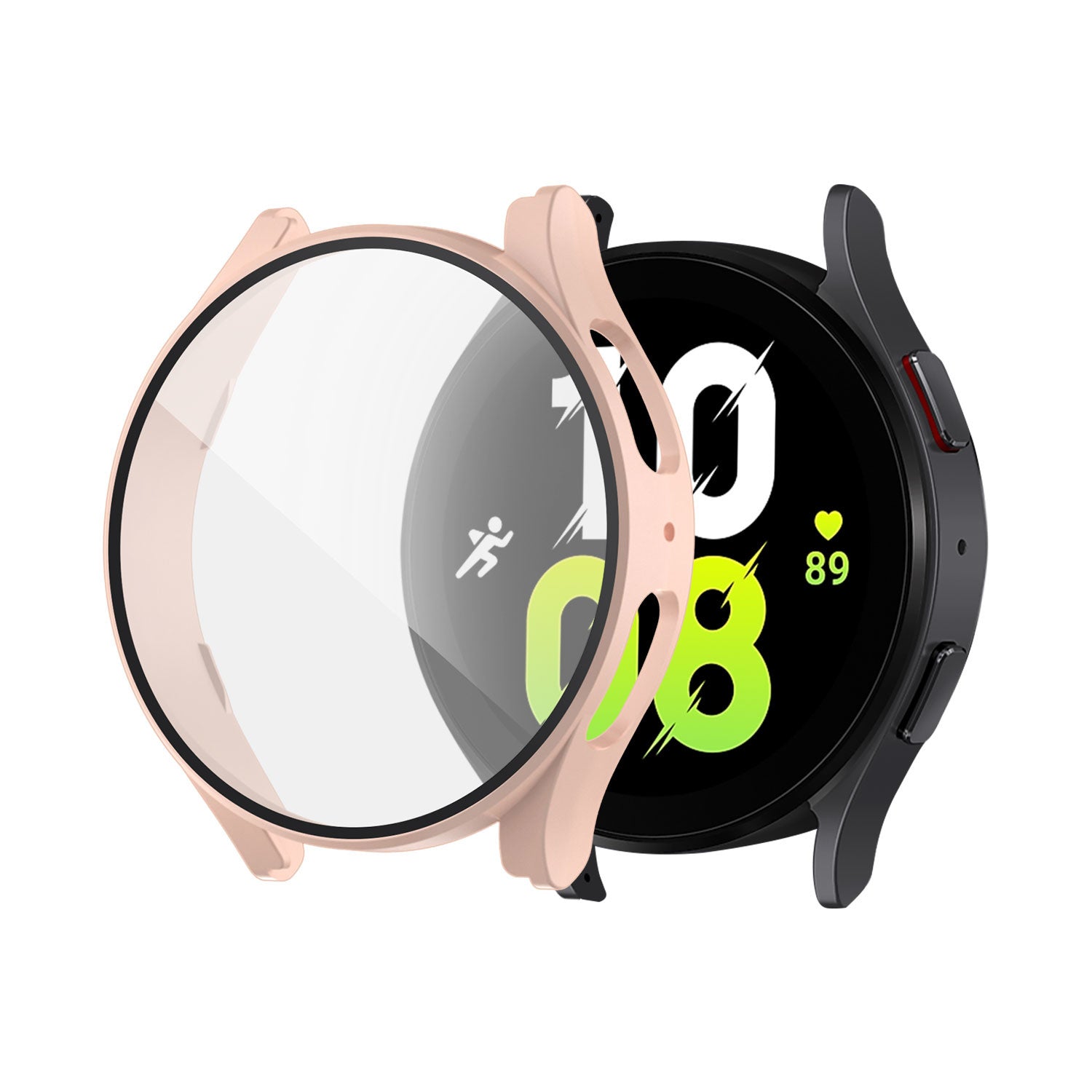 Funda rígida con vidrio para Samsung Galaxy Watch 5 de 44 mm