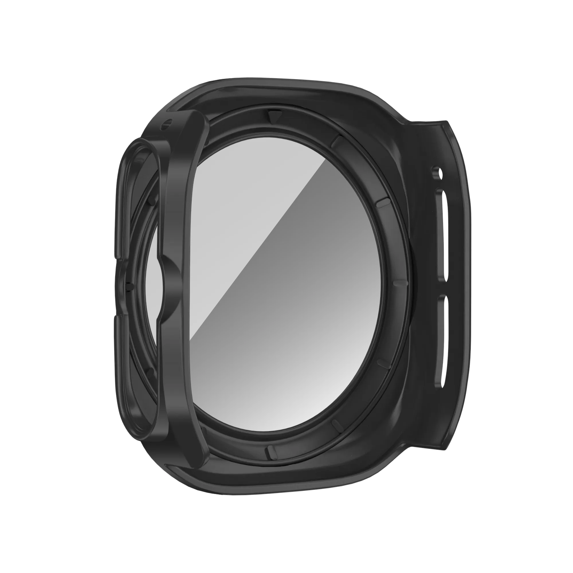Bandz Funda PC con vidrio Samsung Galaxy Watch Ultra (negro)