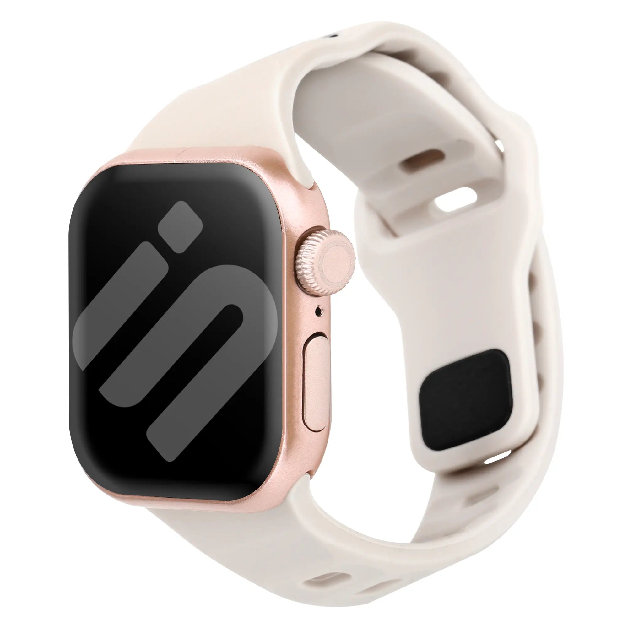 Apple Watch Tilted Sport Strap (Starlight)