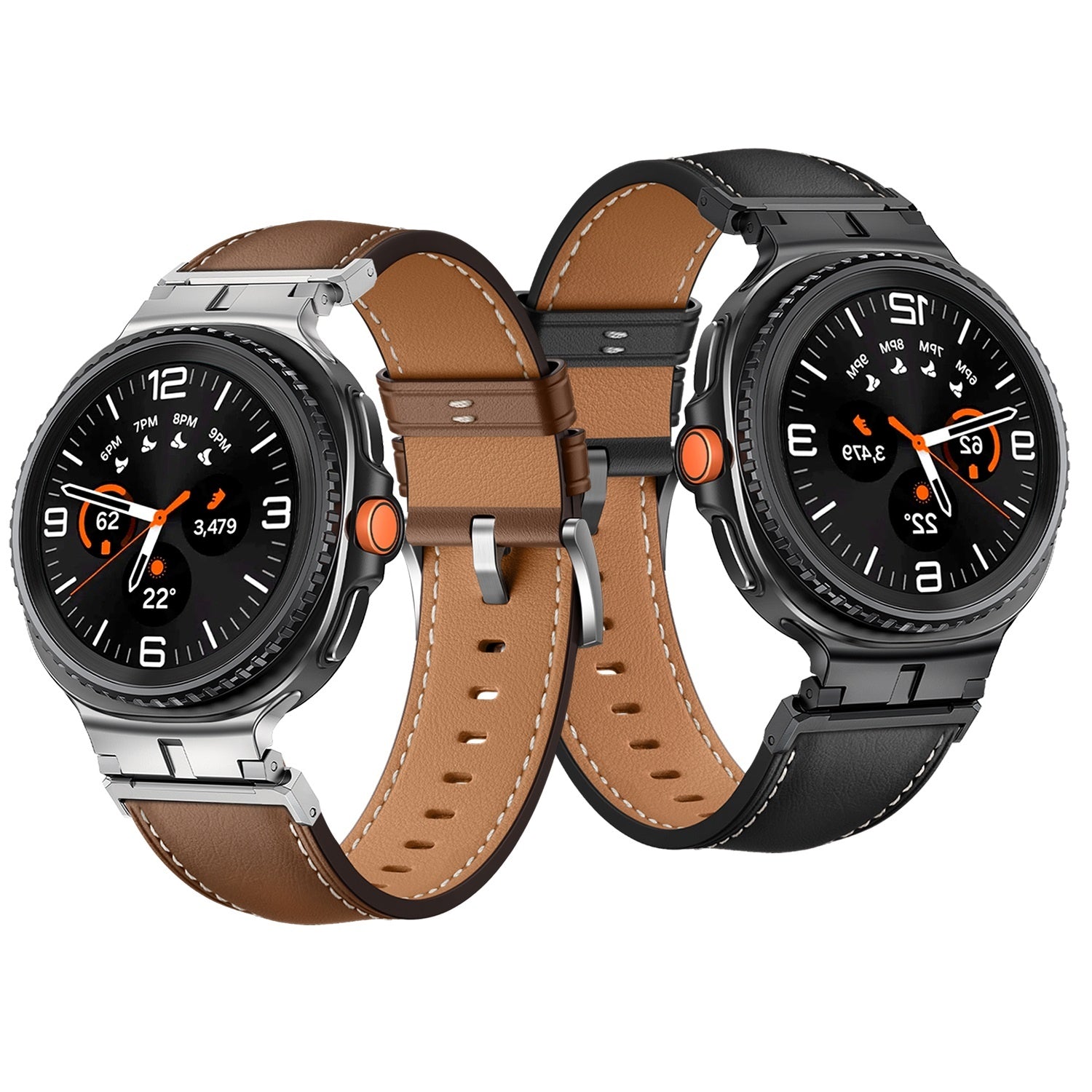 Correa cuero 'Premium' Samsung Galaxy Watch 9 - 40mm (negro)