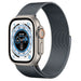 Correa milanesa Apple Watch Ultra (espacio gris)