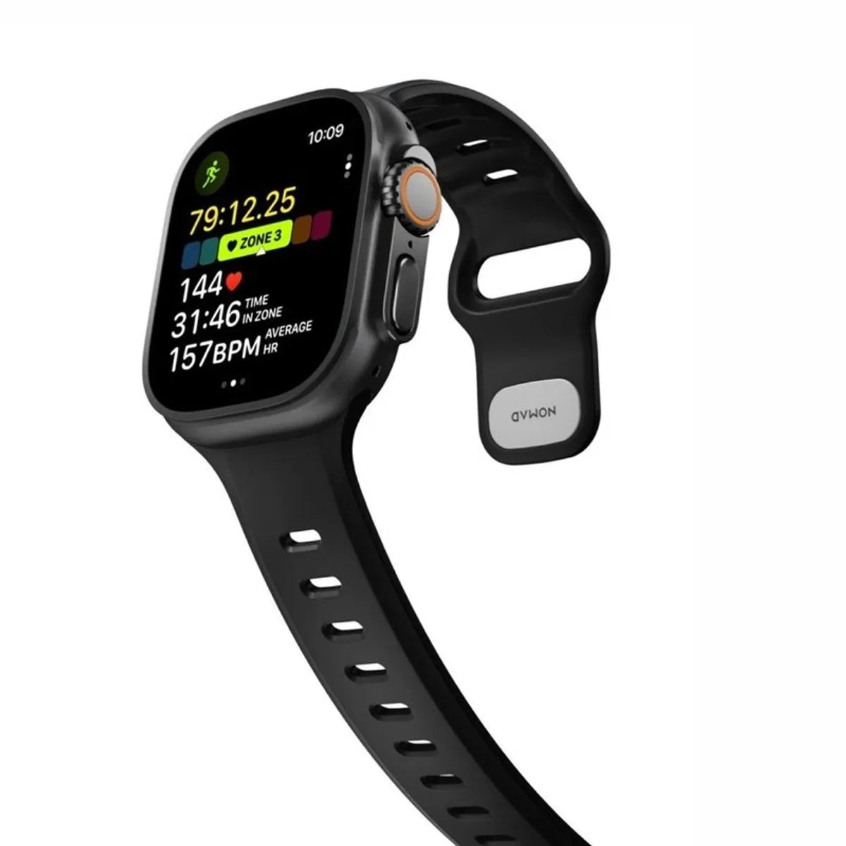 Nomad Correa silicona Tempo Apple Watch (negro)