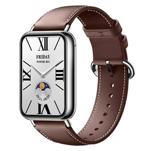 Correa cuero Xiaomi Smart Band 8 Pro (marrón oscuro)