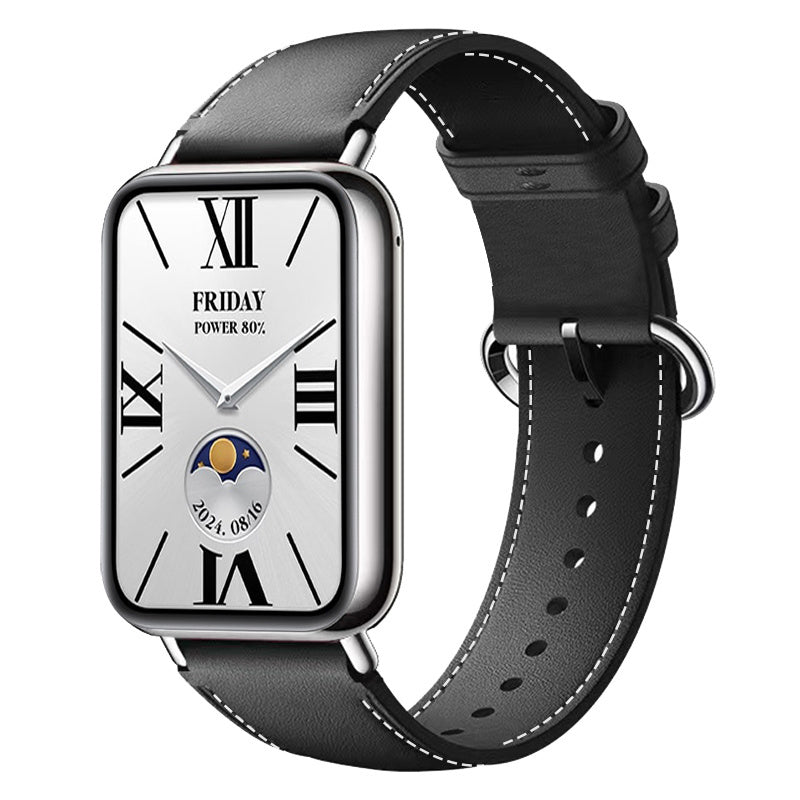 Correa cuero Xiaomi Smart Band 10 Pro (negro)