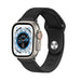 Apple Watch Ultra Hybrid Leather Strap (Black)