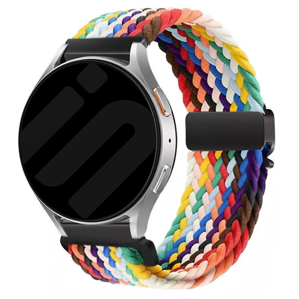 Correa trenzada con hebilla Garmin Forerunner 255s (arco iris)