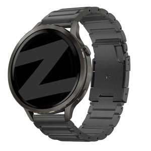 vivoactive 4s titanium link band black