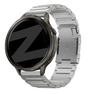 venu 4 41mm titanium link band silver