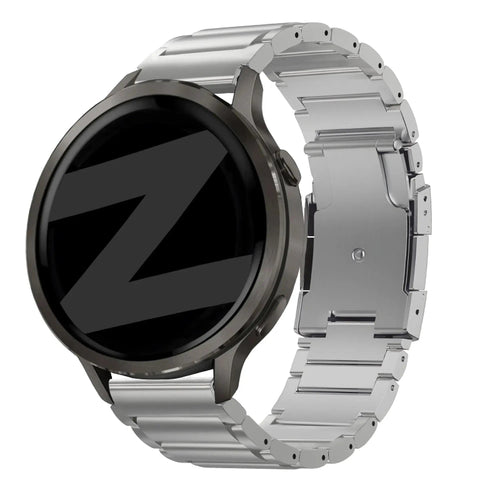 venu 2s titanium link band silver