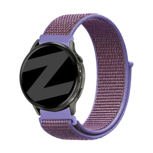 Bandz Garmin Vivomove Sport Nylon Loop Strap (Lilac)