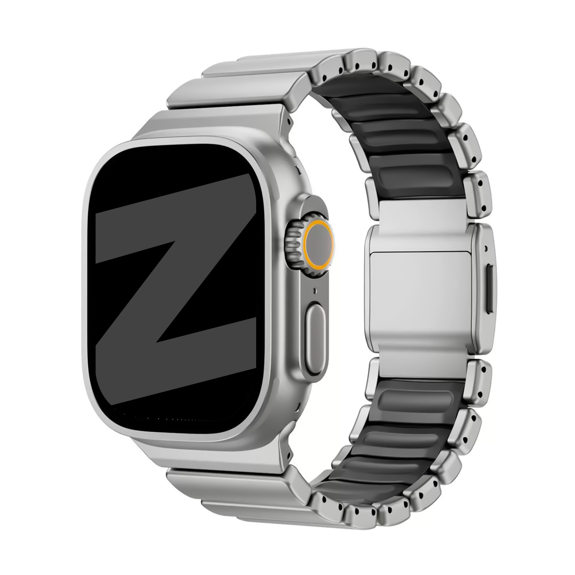 Bandz Correa titanio 'Hybrid' Apple Watch Ultra (plata)