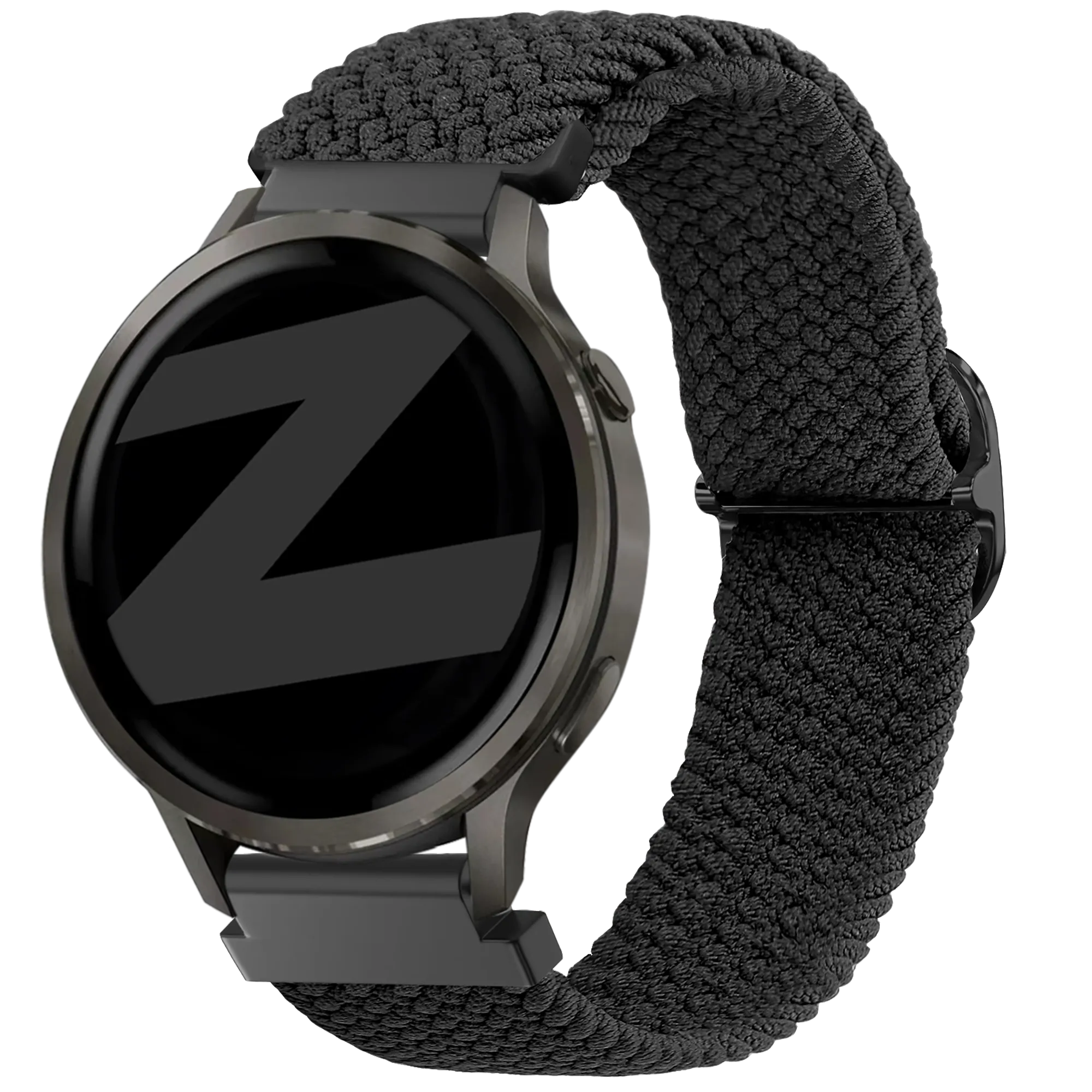 Bandz Correa trenzada ajustable Garmin Forerunner 265s (negro)