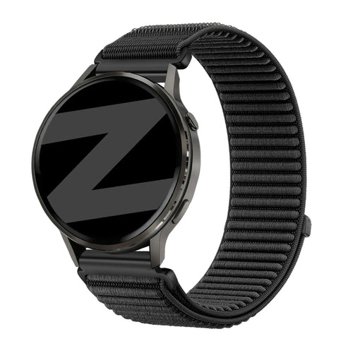 Bandz Garmin Vivomove HR Nylon Strap 'Wave' (Black)