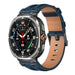 Correa cuero sólida Samsung Galaxy Watch Ultra 2 (azul oscuro)