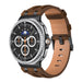 Correa cuero sólida Samsung Galaxy Watch 9 - 44mm (marrón oscuro)