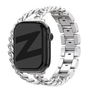 Bandz Correa acero 'Double Tour' Apple Watch (blanco estrella)