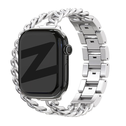 Bandz Correa acero 'Double Tour' Apple Watch (blanco estrella)