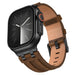 Correa cuero sólido Apple Watch (bronze)