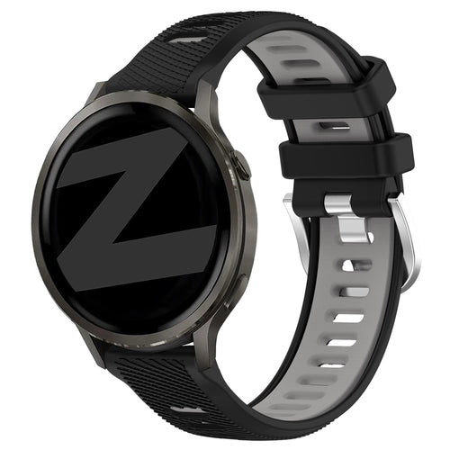 Bandz Correa deportiva con hebilla Garmin Forerunner 255s (negro/gris)