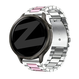 Bandz Correa acero 'Classic' Garmin Vivoactive 5 (plateado/rosa)
