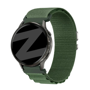 Bandz Correa nylon Alpine Garmin Vivomove Trend (verde)