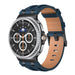 Samsung Galaxy Watch 9 - 44mm Solid Leather Strap (Dark Blue)