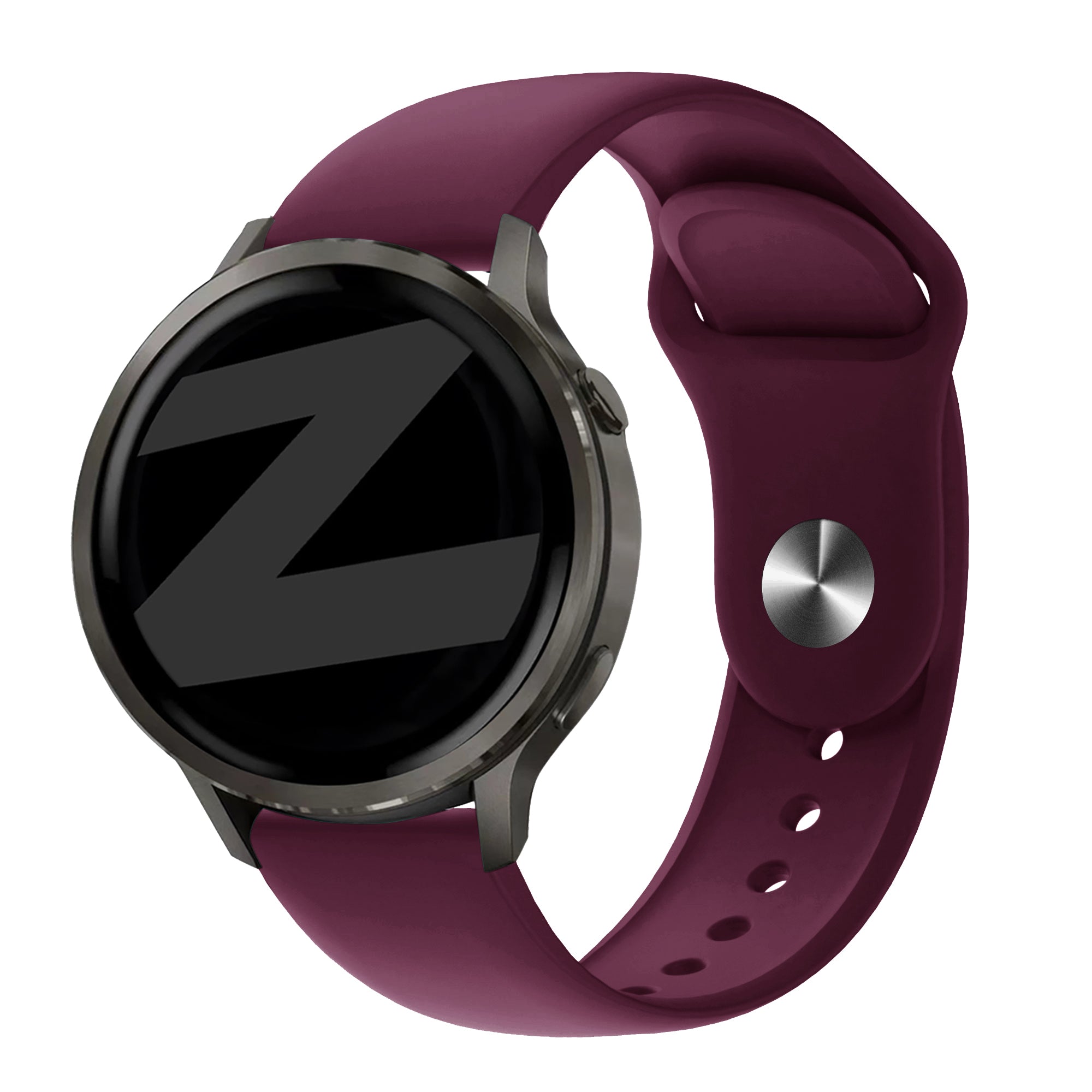 Bandz Correa deportiva 'Deluxe' Garmin Vivoactive 4s (rojo vino)