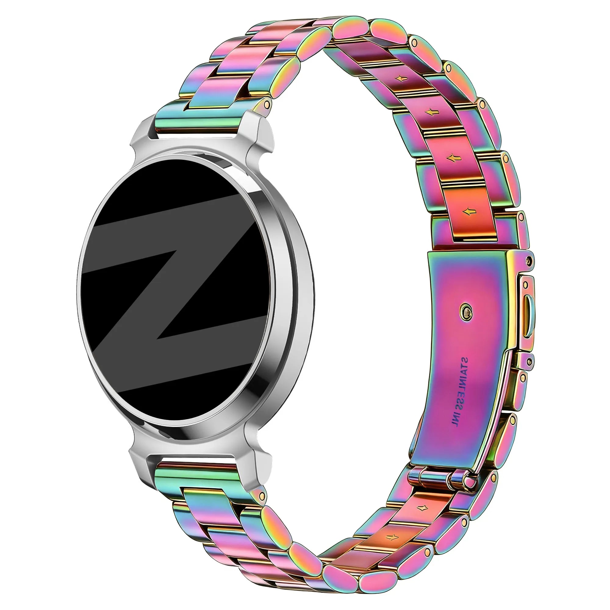 Bandz Correa acero 'Classic' Garmin Lily 2 (arcoíris)