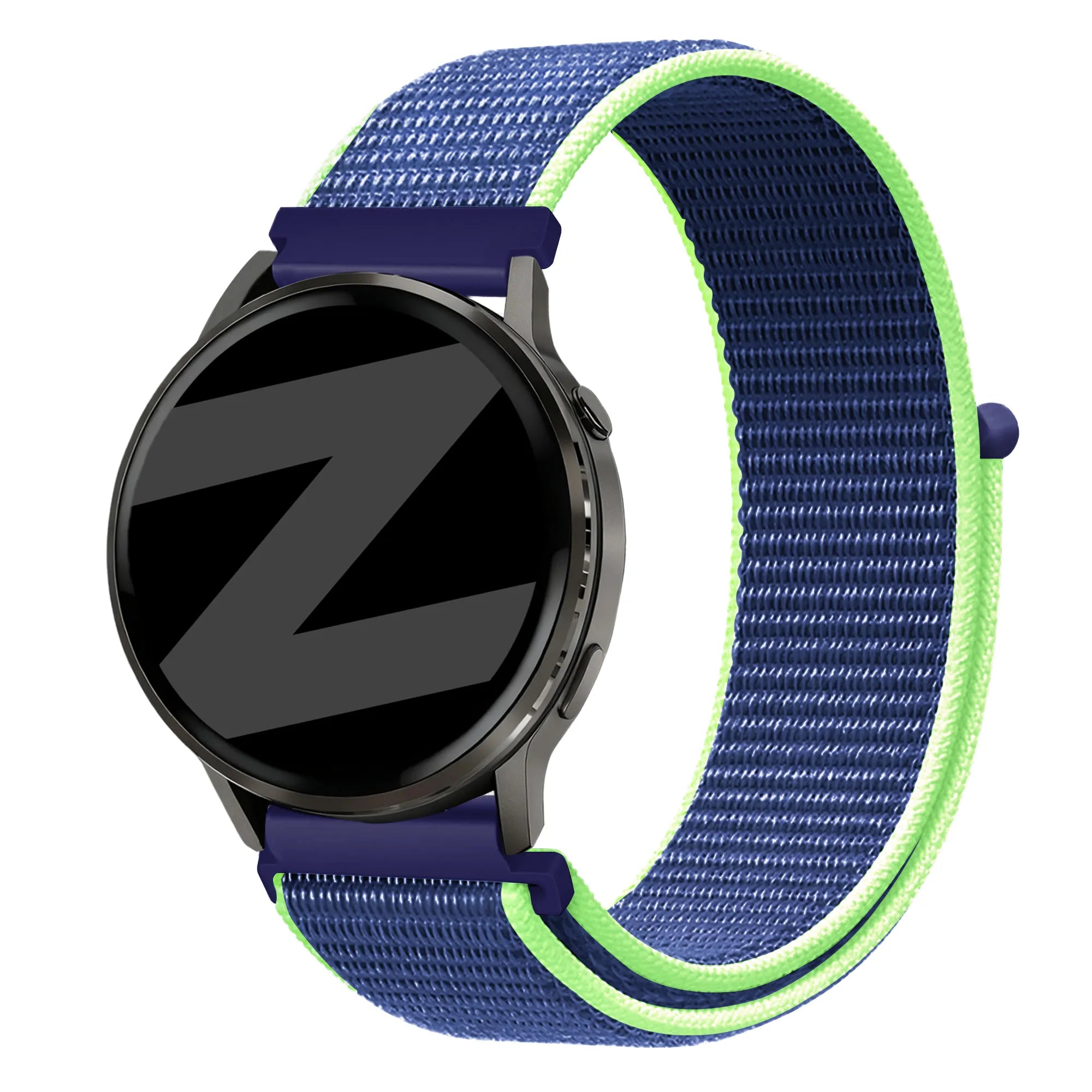 Bandz Correa nylon Loop Garmin Vivoactive 4 (azul/lima)