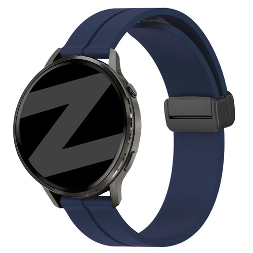 Bandz Correa silicona con hebilla Garmin Venu 4 - 45mm (azul oscuro)