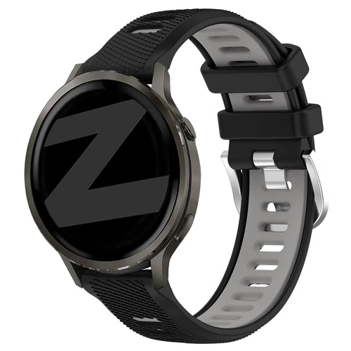 Bandz Correa deportiva con hebilla Garmin Forerunner 265s (negro/gris)