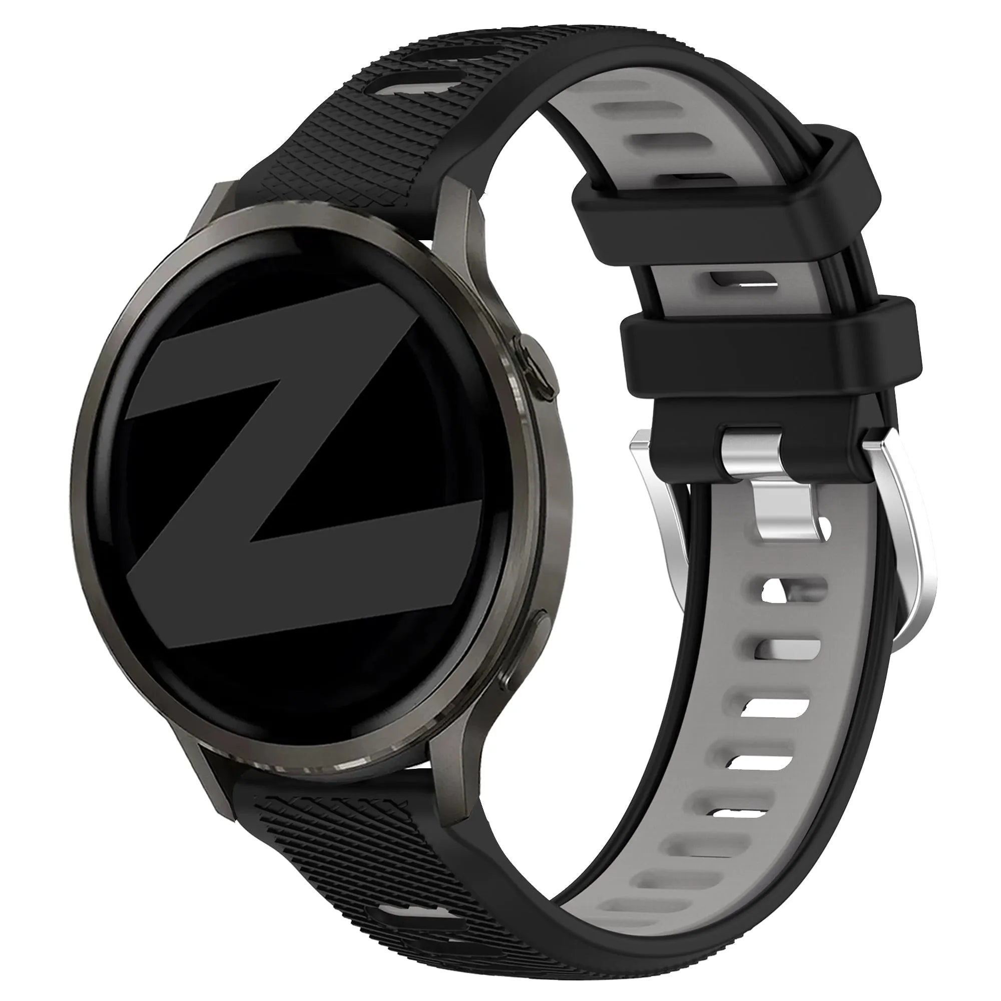Bandz Correa deportiva con hebilla Garmin Forerunner 265s (negro/gris)