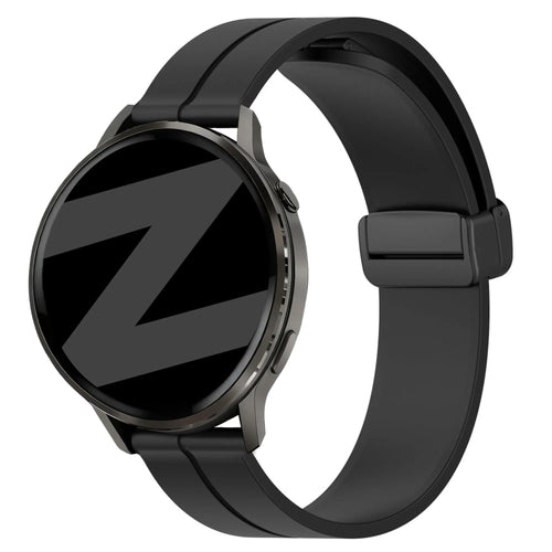 Bandz Correa silicona con hebilla Garmin Vivoactive 5 (negro)
