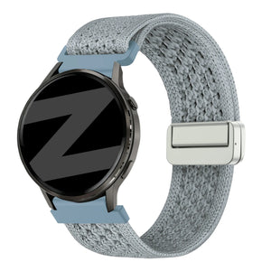 Bandz Garmin Vivomove Style Vintage Nylon Strap (Light Blue)