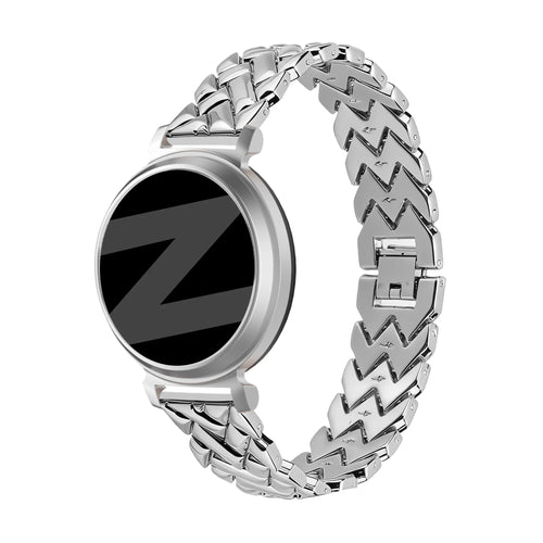 Bandz Garmin Lily 2 Metal Strap 'V-Type' (Silver)