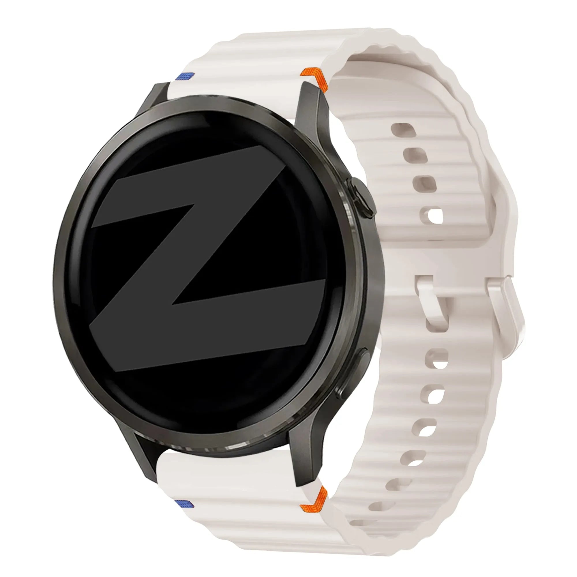 Bandz Correa silicona 'Wave' Garmin Forerunner 265s (blanco estrella)