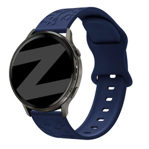 Bandz Correa silicona 'Leopard' Garmin Venu 4 - 41mm (azul oscuro)