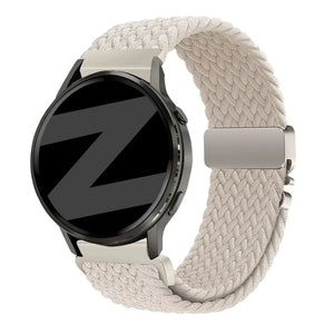 Bandz Correa trenzada 'Parachute' Garmin Vivomove Style (blanco estrella)