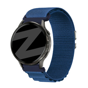 Bandz Correa nylon Alpine Garmin Vivomove Luxe (azul)