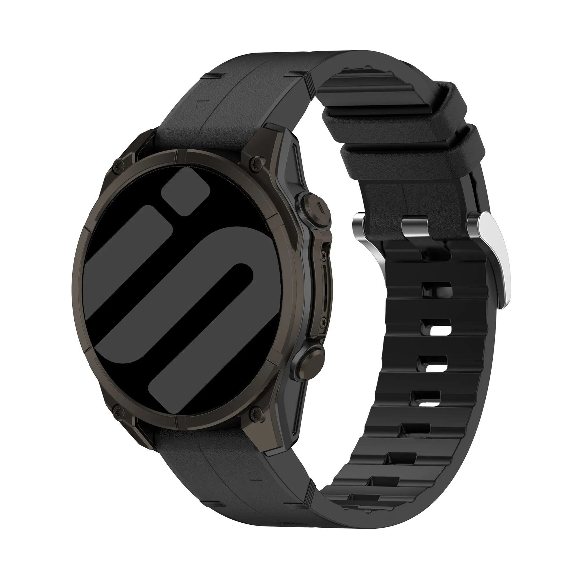 Correa cuero híbrida Garmin Approach S70 - 47mm (negro)