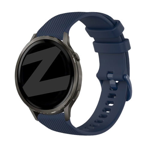 Bandz Garmin Vivoactive 4 Silicone Strap 'Premium' (Dark Blue)