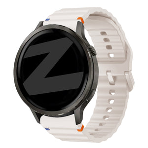 Bandz Garmin Venu Silicone Strap 'Wave' (Starlight)