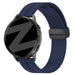 Bandz Garmin Vivoactive 5 Silicone Strap with D-Buckle (Dark Blue)