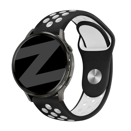 Bandz Garmin Venu 3 Sport Strap 'Deluxe' (Black/White)