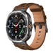 Samsung Galaxy Watch Ultra 2 Solid Leather Strap (Dark Brown)